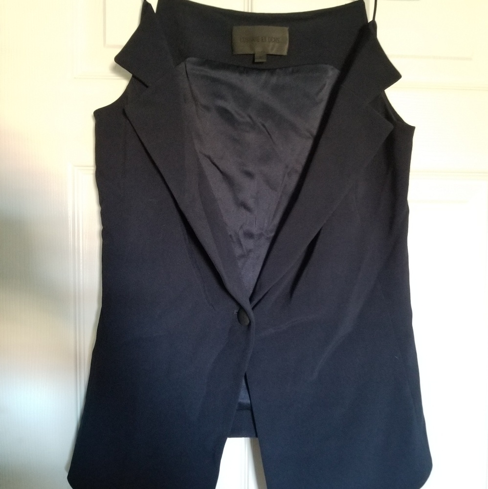 **Sold** Cushnie et Ochs Navy Blue Cami size 4